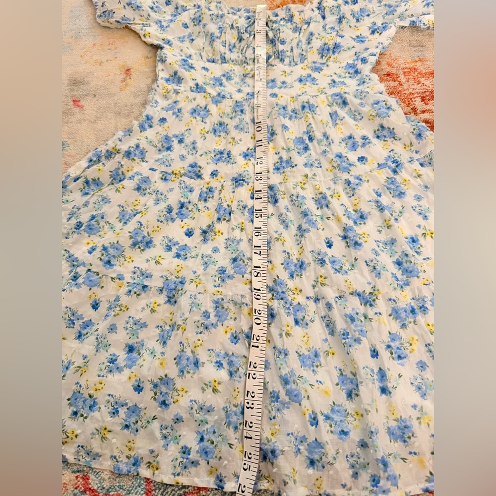 Kingston Grey Juniors' Floral-Print
Cotton Puff-Sleeve‎ Mini Dress Small - Picture 14 of 16